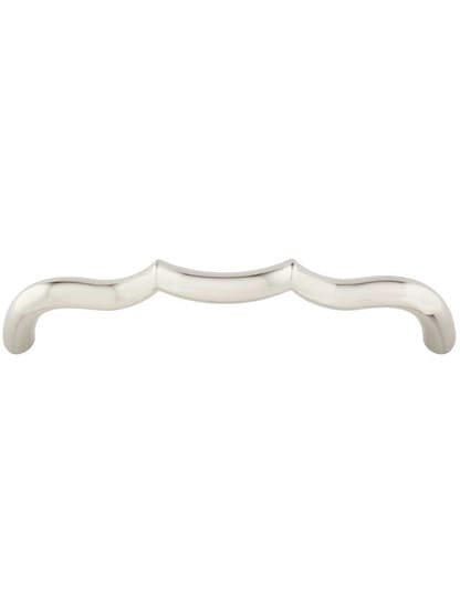 Trellis Cabinet Pull - 5 inch Center-to-Center in Polished Nickel.